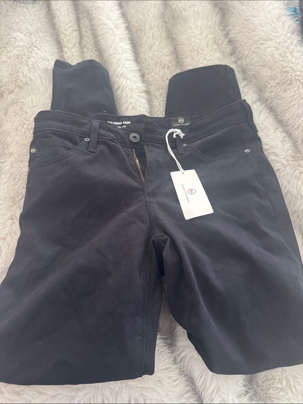 AG Black Stretch prima crop brand new with Tag